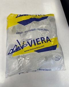 HIELO VIERA CUBITOS SACO DE 5bolsas x 2kgs