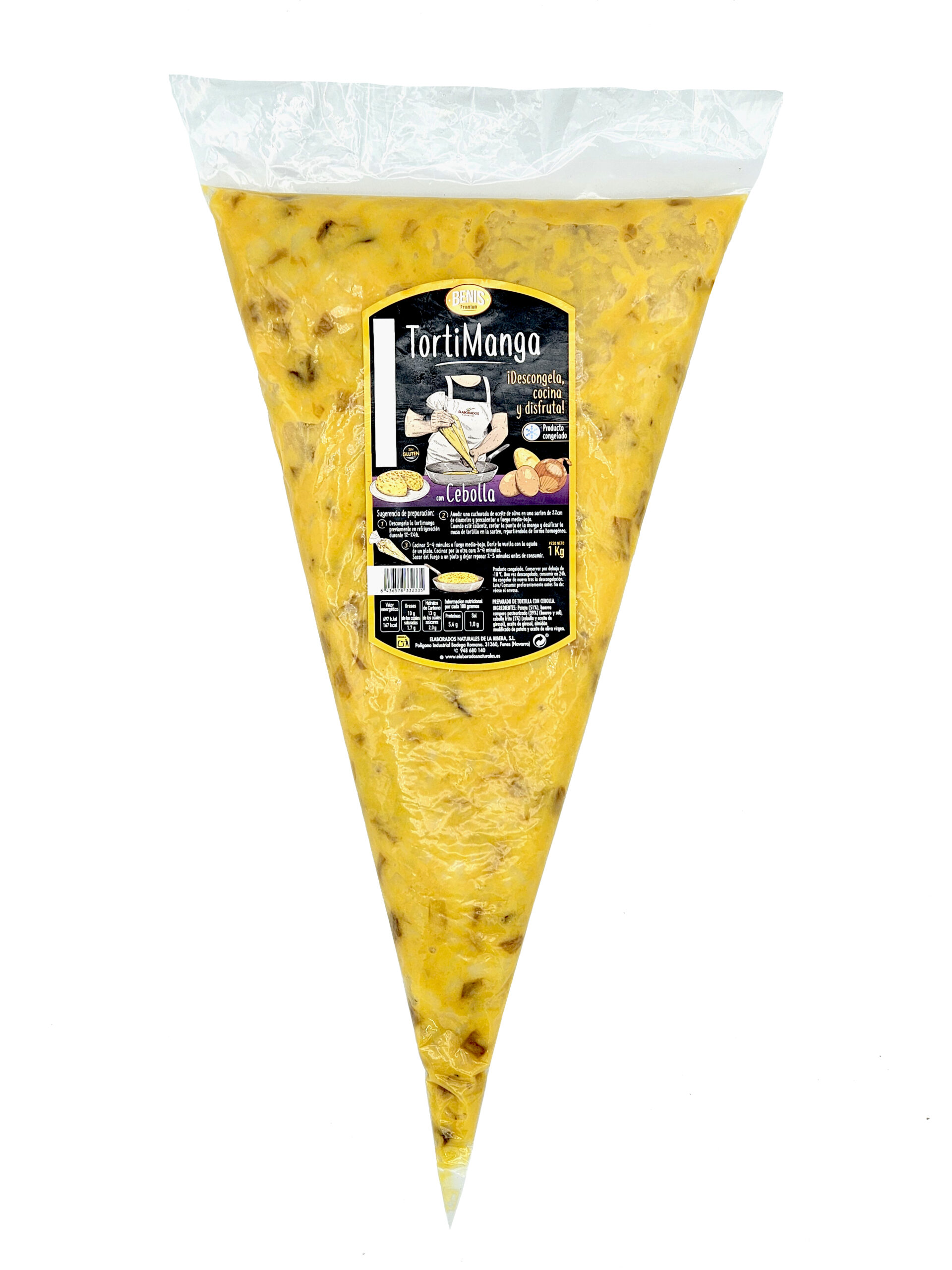 TORTIMANGA CEBOLLA 1kg x 6unds BENIS